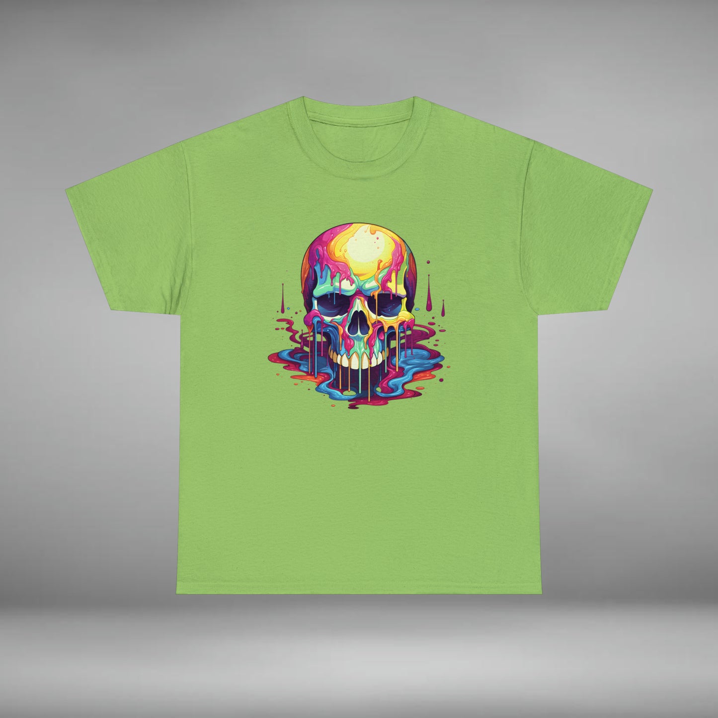 Painted Skull, Unisex Heavy Cotton Tee