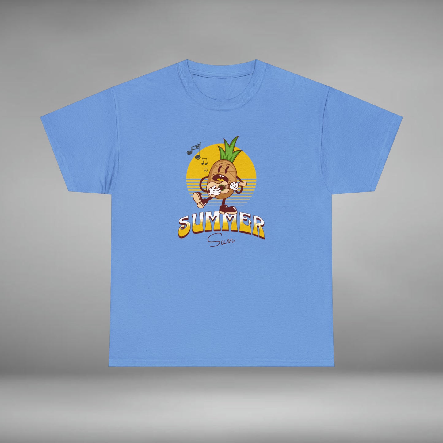 Summer Sun Pineapple, Unisex Heavy Cotton Tee