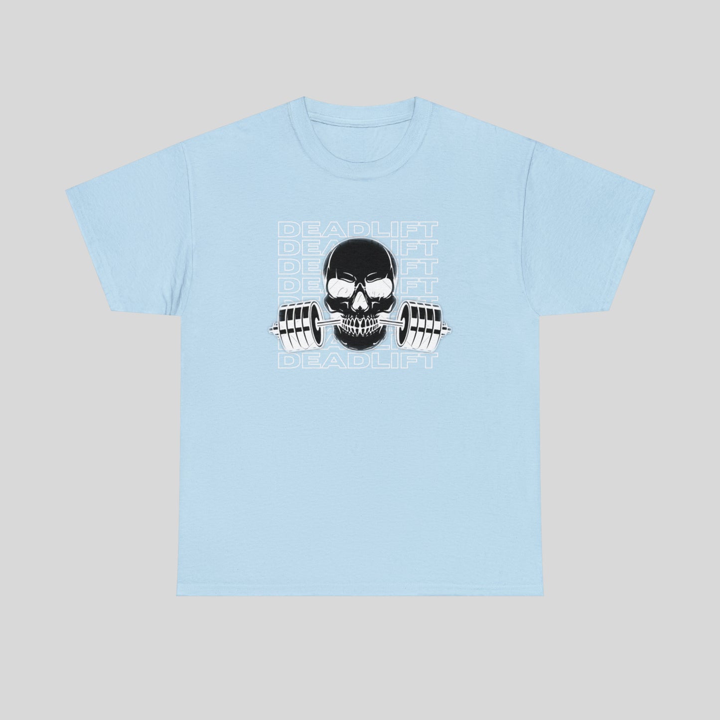 DEADLIFT, Skull Custom Unisex Heavy Cotton Graphic Tee