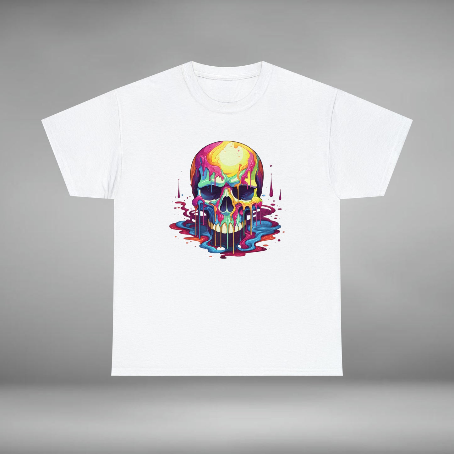 Painted Skull, Unisex Heavy Cotton Tee