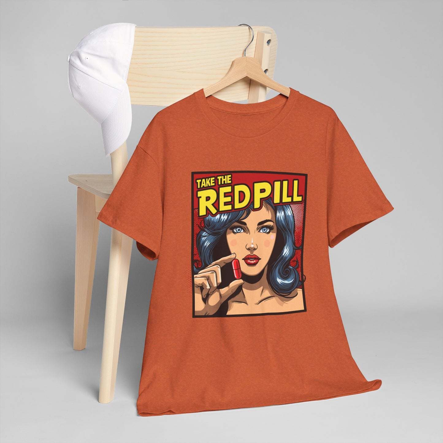 Take The Red Pill, Unisex Heavy Cotton Tee