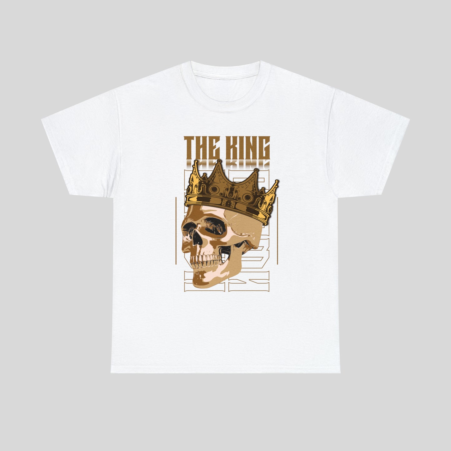 The King, Skull, Crown Unisex Heavy Cotton Tee