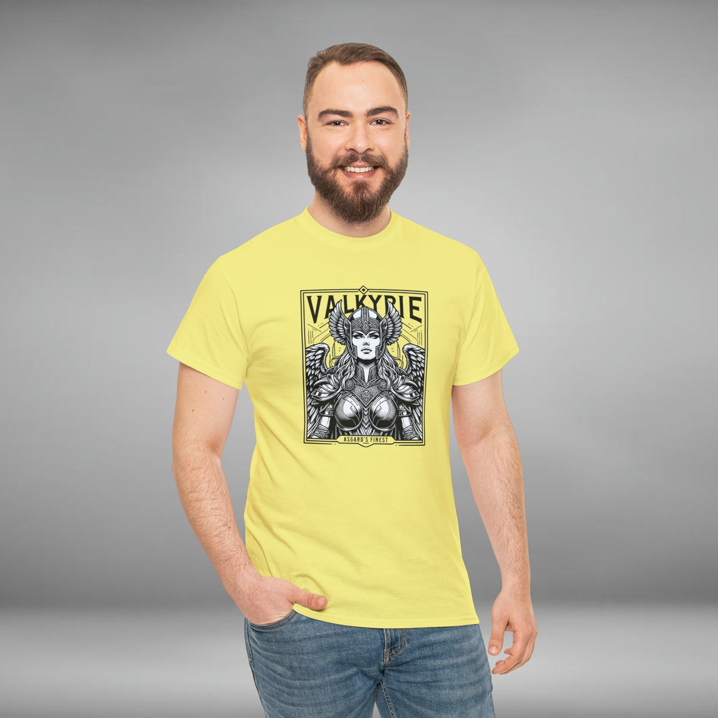 Valkyrie, Asgard's Finest, Unisex Heavy Cotton Tee