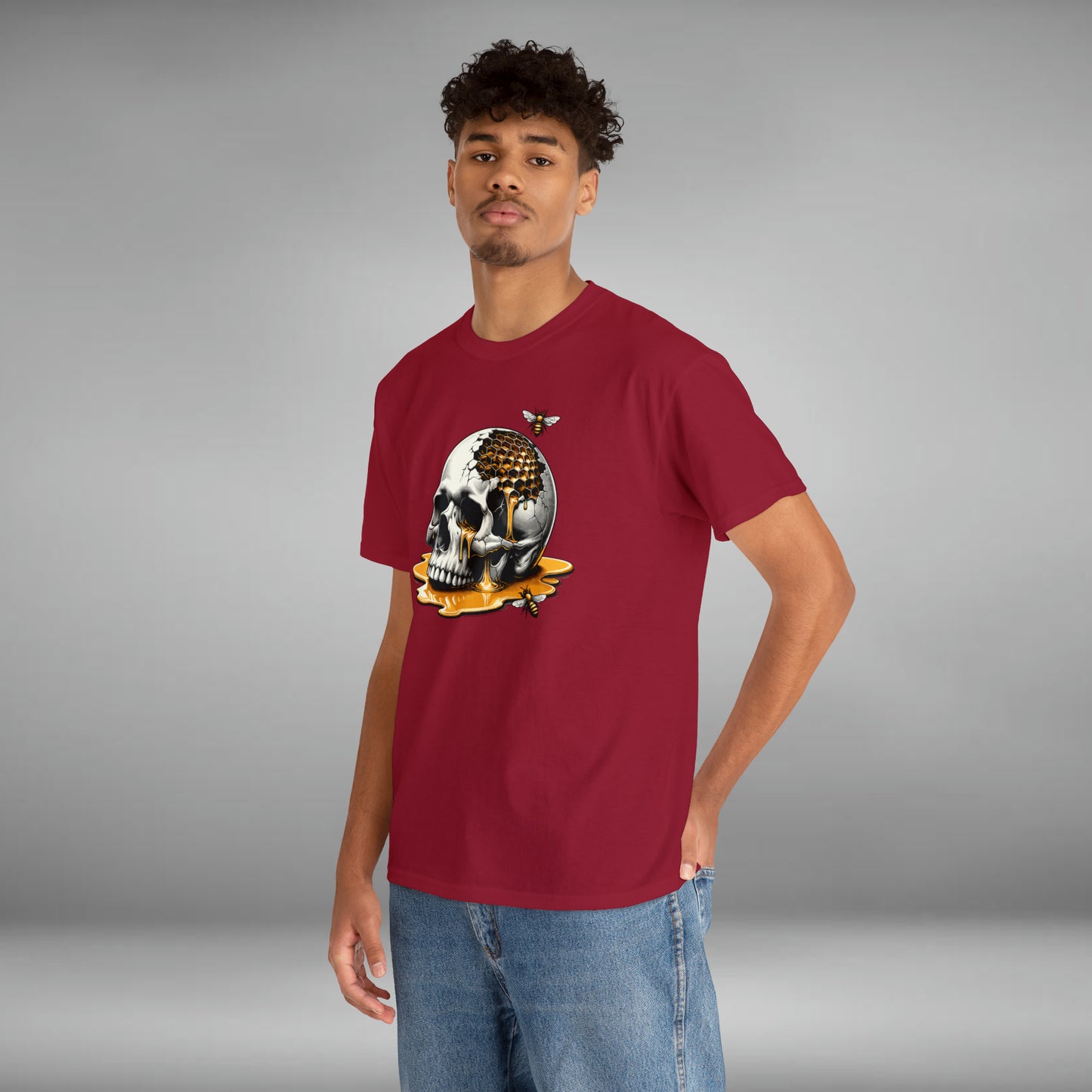 Honey Skull Unisex Heavy Cotton Tee