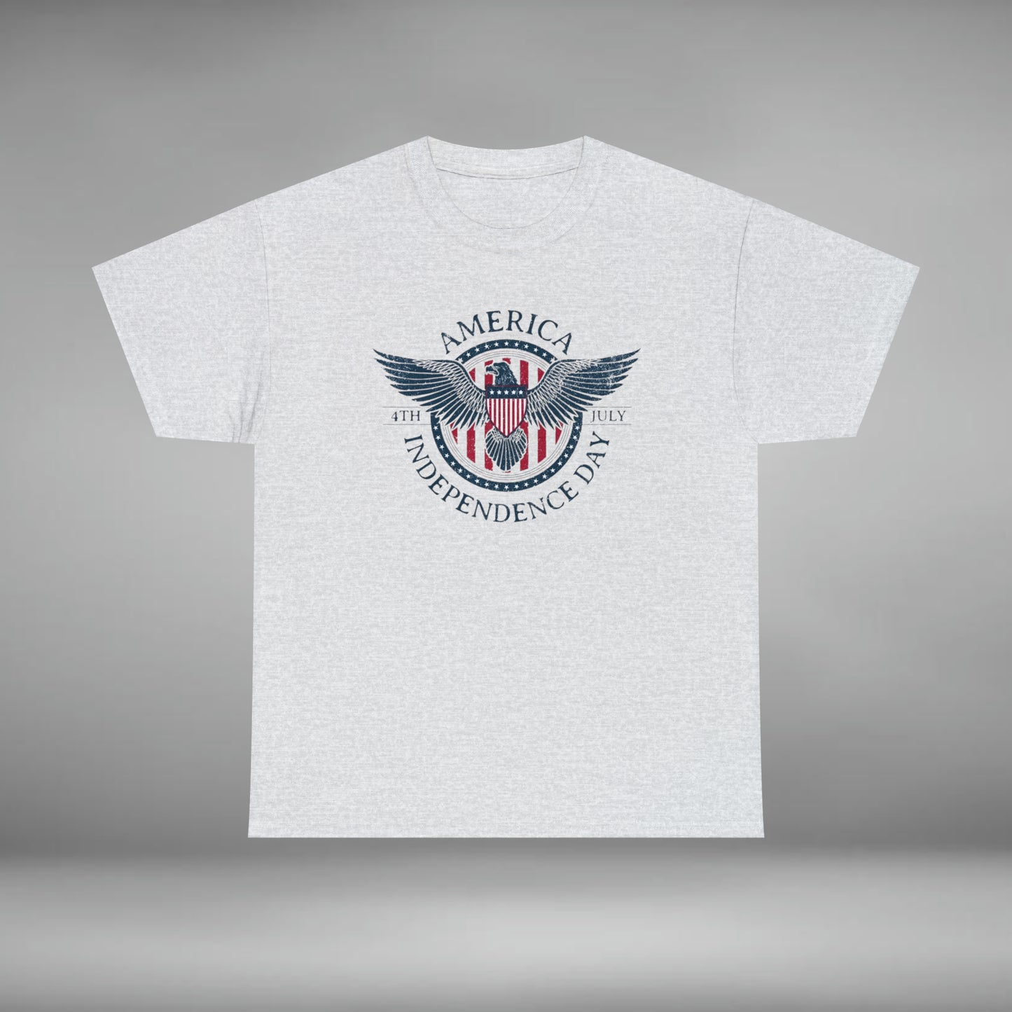 America Independence Day, 4th of July, Unisex Heavy Cotton Tee