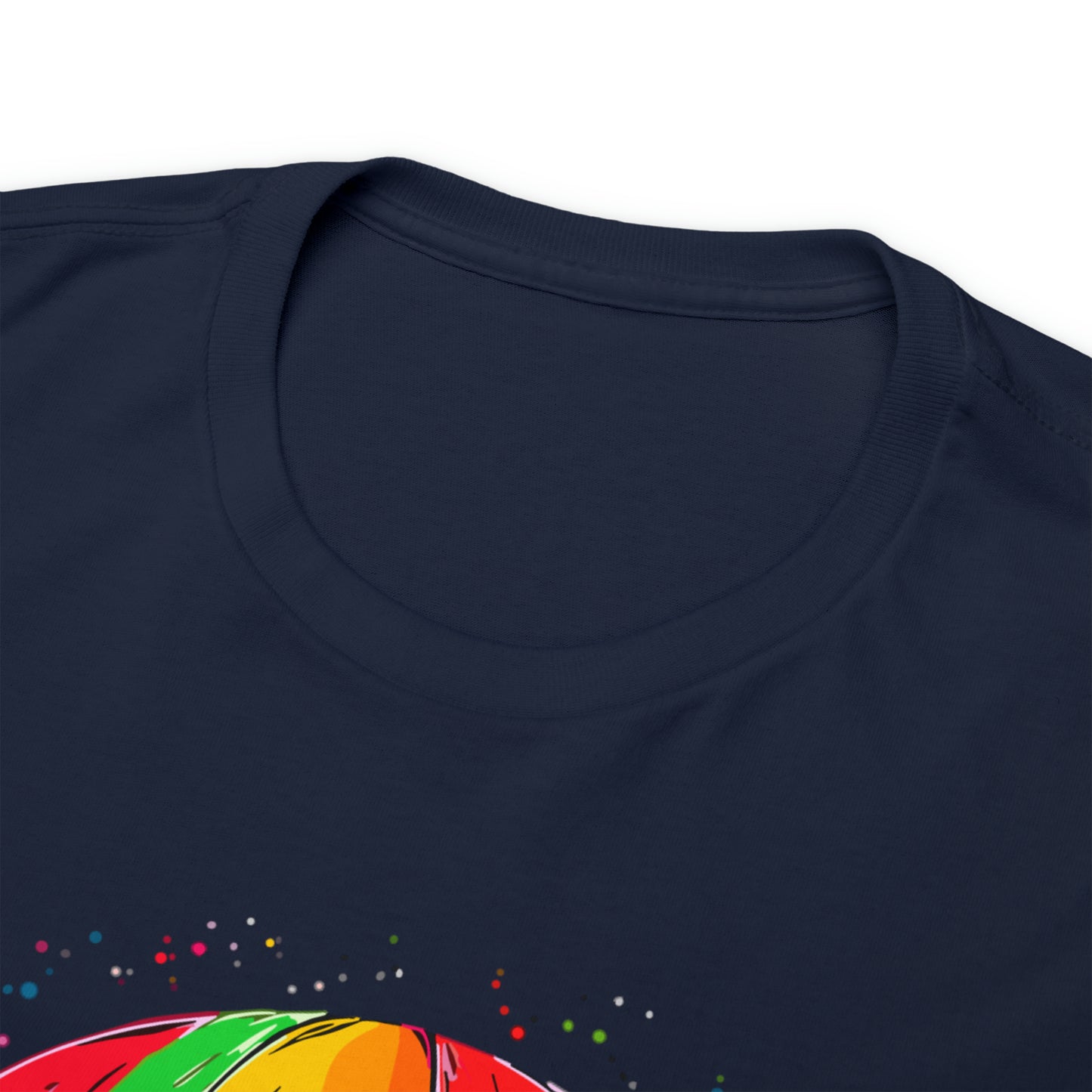 Celestial Rain, Astronaut in the Rain, Unisex Heavy Cotton Tee