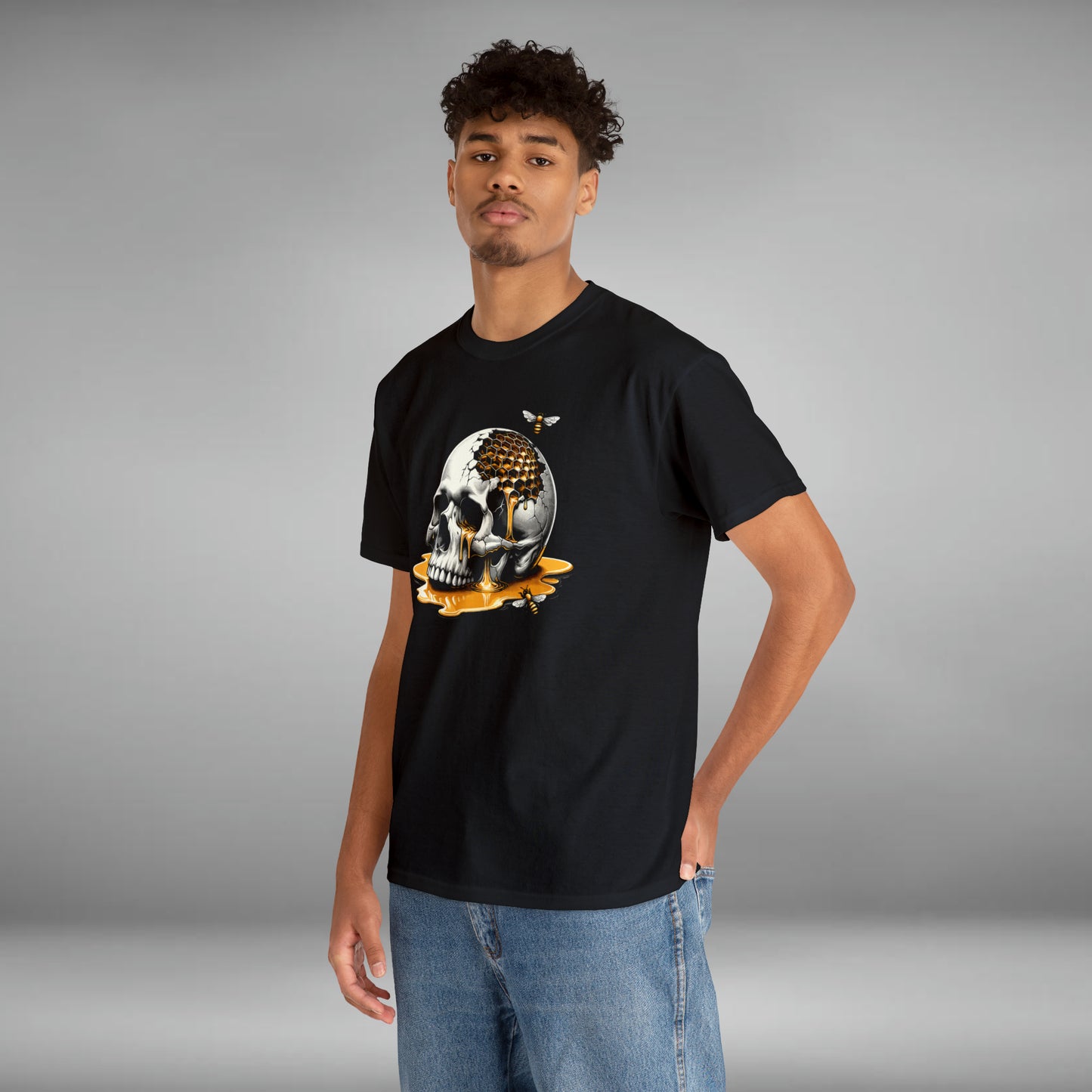 Honey Skull Unisex Heavy Cotton Tee