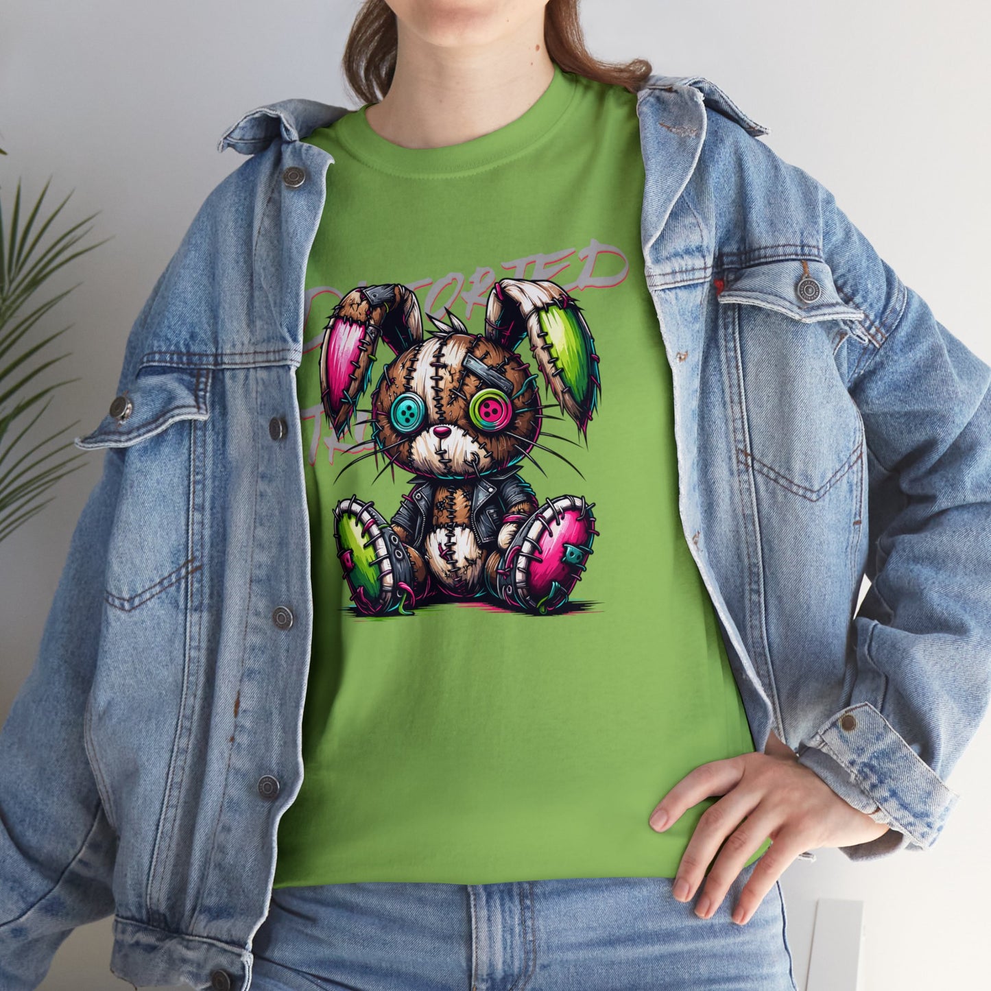 Distorted Truth, Ragdoll Bunny, Unisex Heavy Cotton Tee