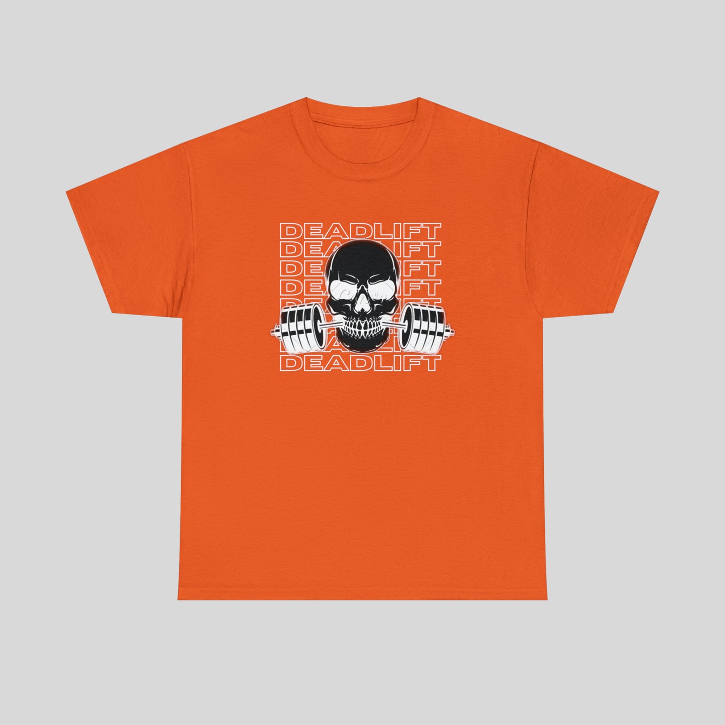 DEADLIFT, Skull Custom Unisex Heavy Cotton Graphic Tee