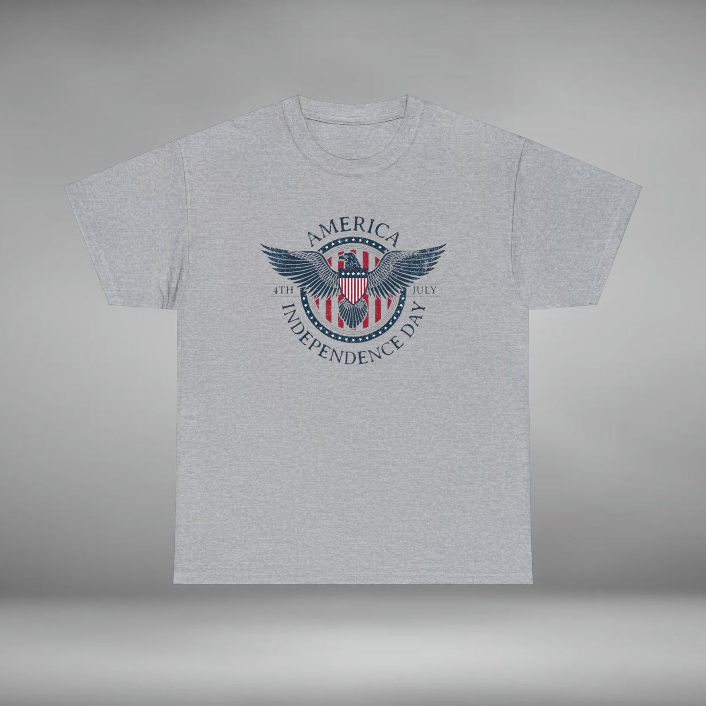 America Independence Day, 4th of July, Unisex Heavy Cotton Tee