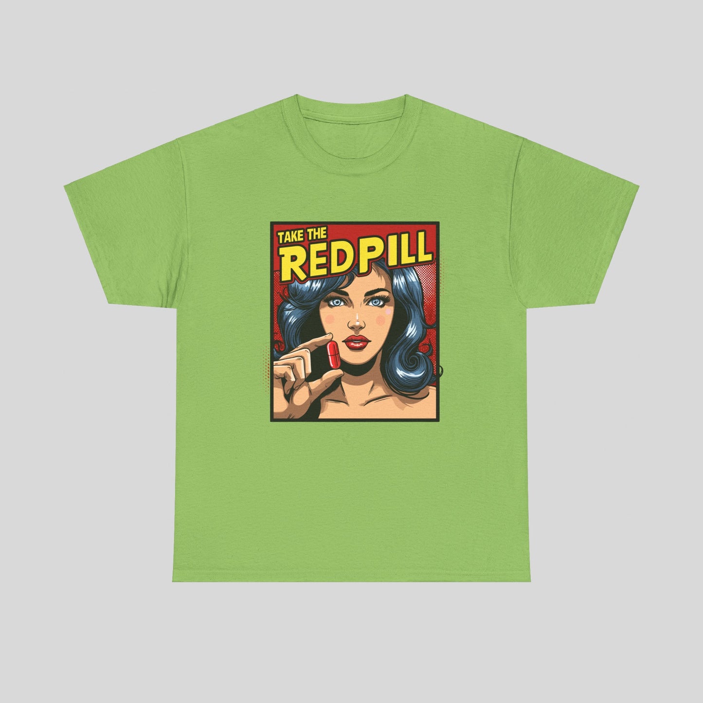 Take The Red Pill, Unisex Heavy Cotton Tee