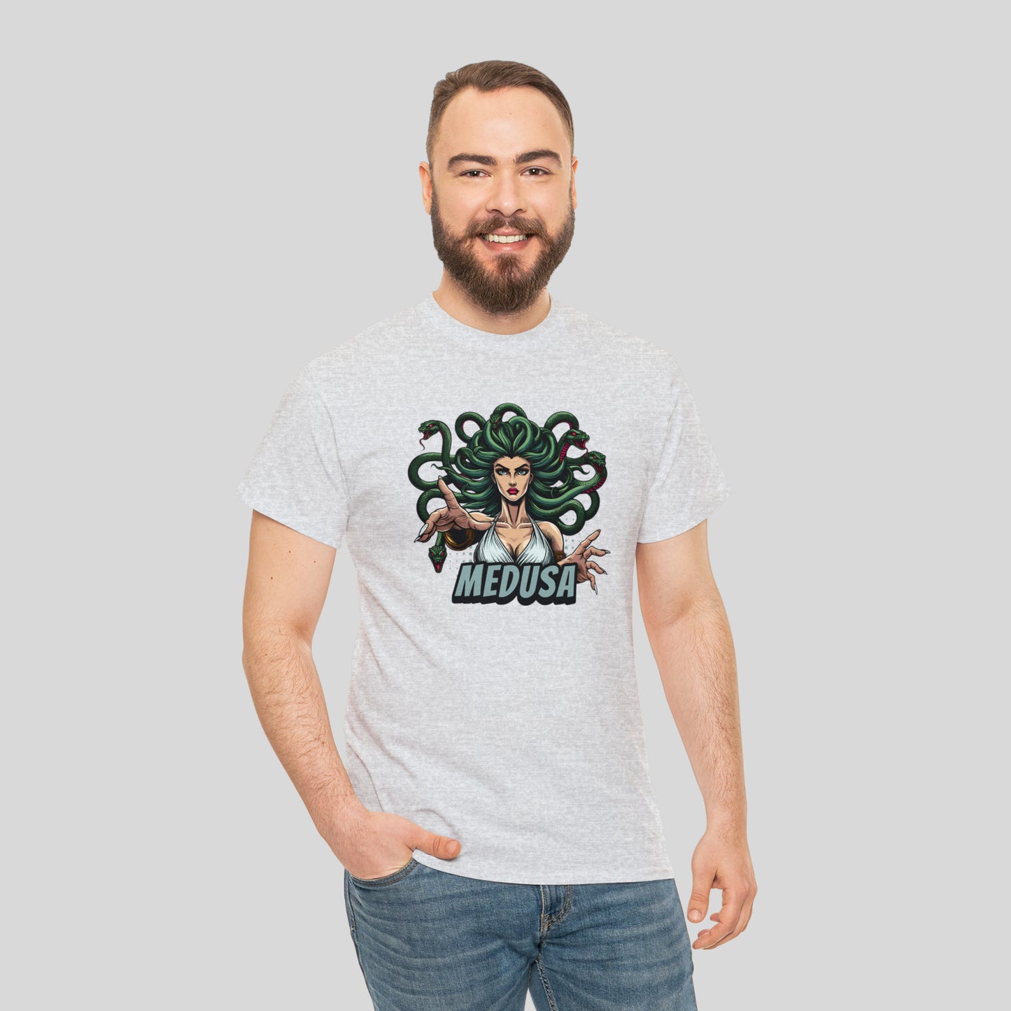 MEDUSA, Unisex Heavy Cotton Tee