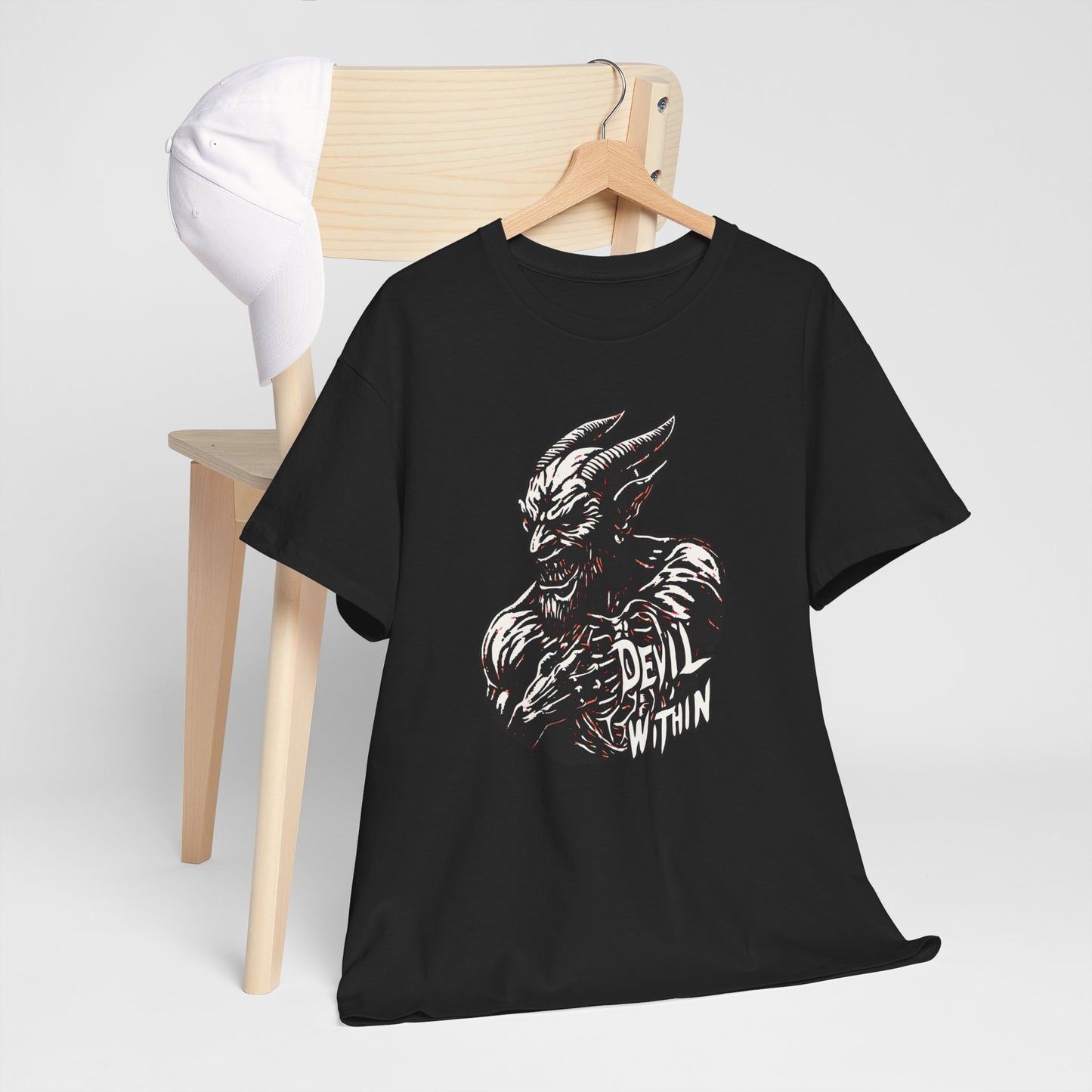 Devil Within, Unisex Heavy Cotton Tee