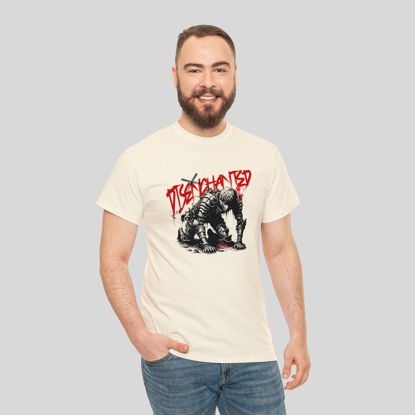 Disenchanted, Warrior, Unisex Heavy Cotton Tee