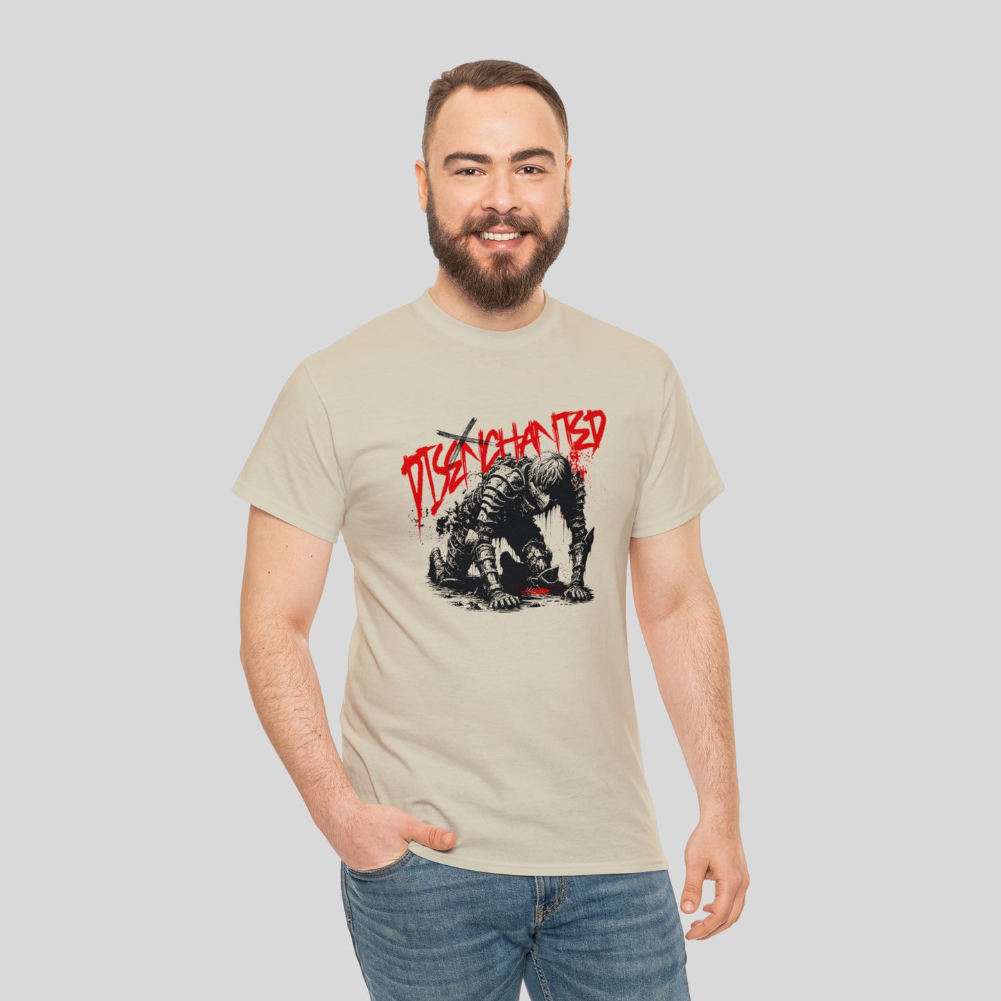 Disenchanted, Warrior, Unisex Heavy Cotton Tee