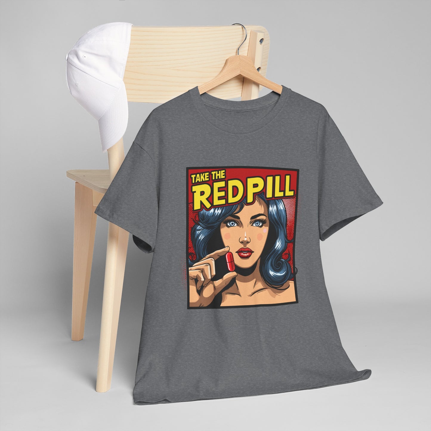 Take The Red Pill, Unisex Heavy Cotton Tee