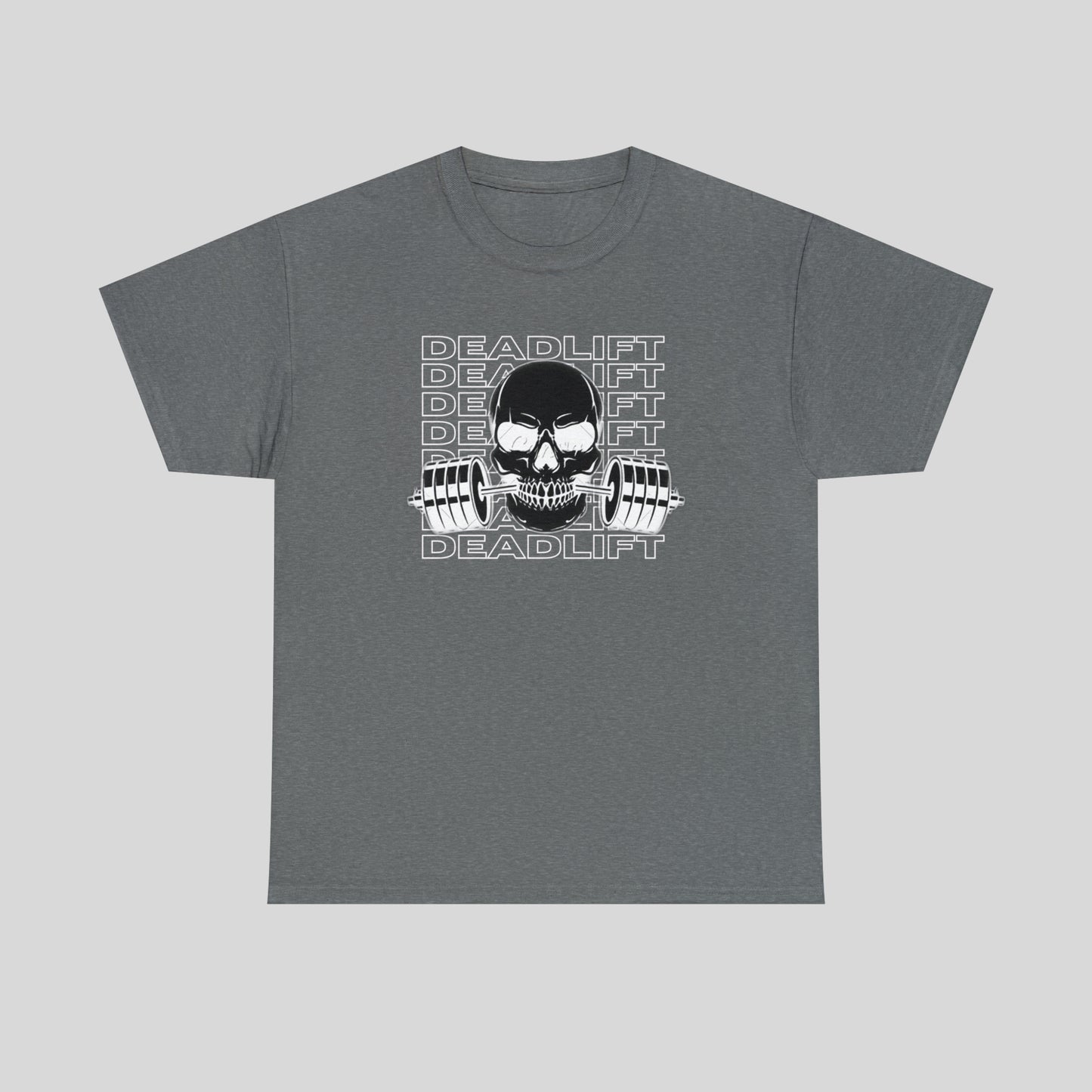 DEADLIFT, Skull Custom Unisex Heavy Cotton Graphic Tee