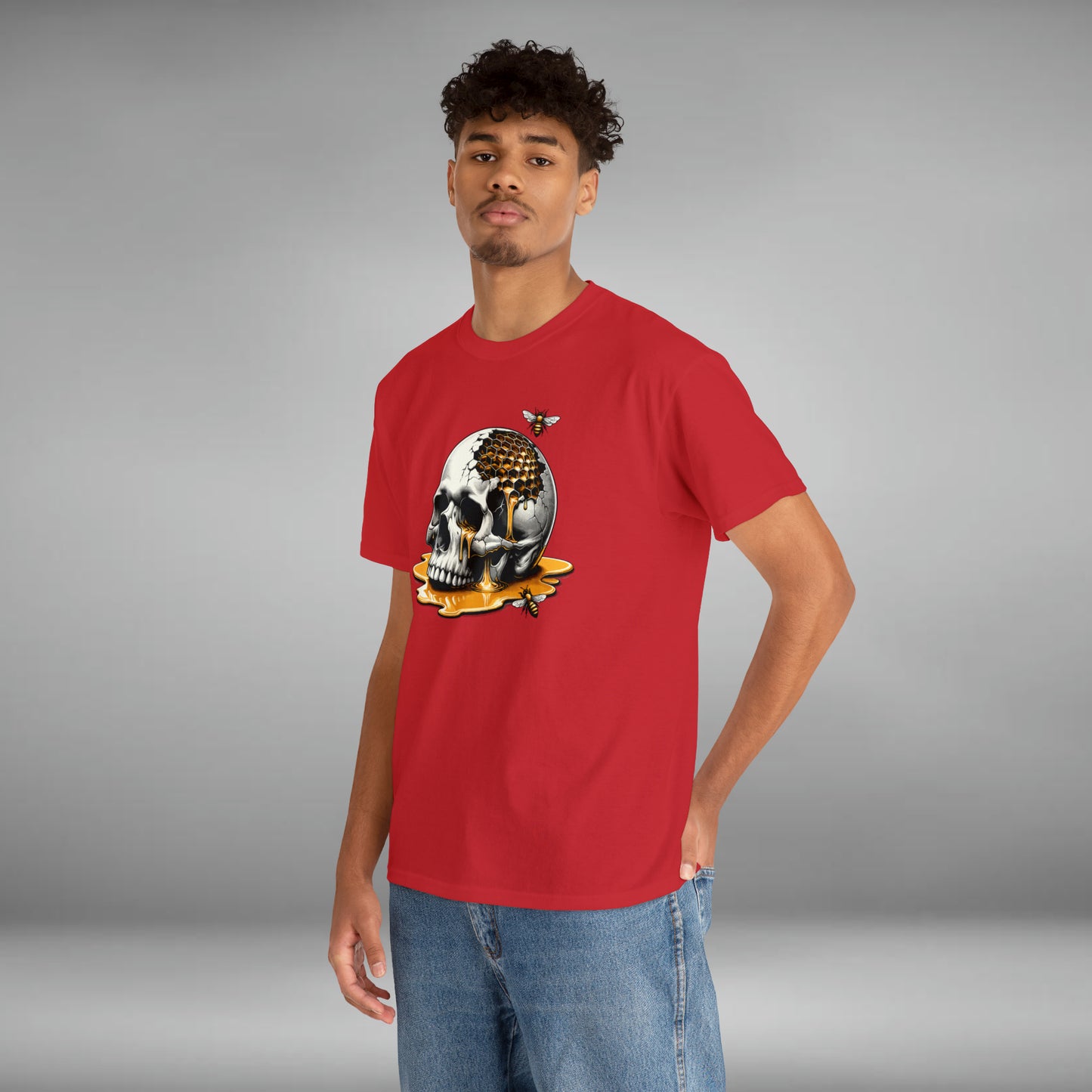 Honey Skull Unisex Heavy Cotton Tee