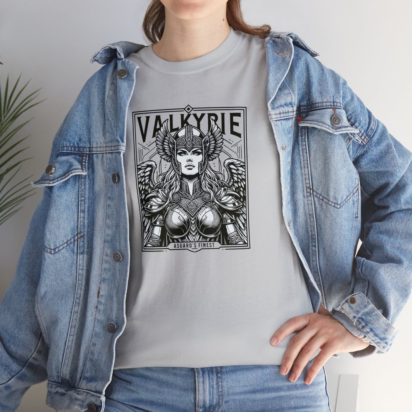 Valkyrie, Asgard's Finest, Unisex Heavy Cotton Tee