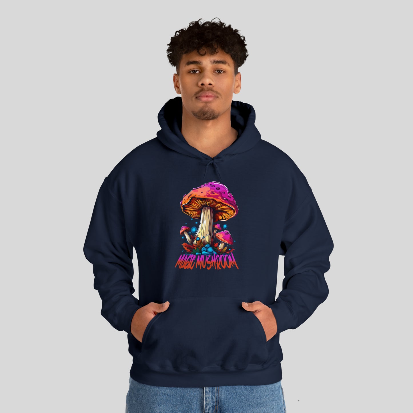 Magic Mushroom, Unisex Heavy Blend™ Hooded Sweatshirt