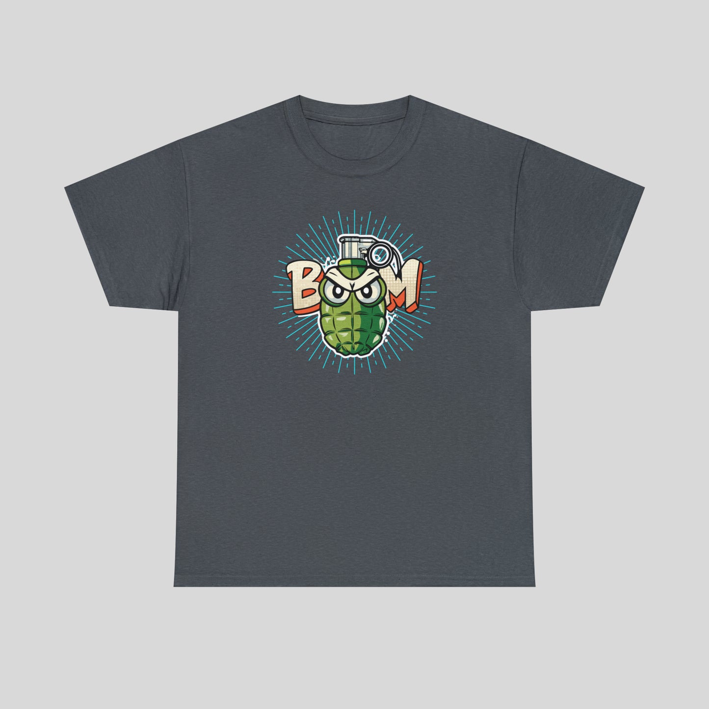 BOOM, Angry Grenade, Unisex Heavy Cotton Tee