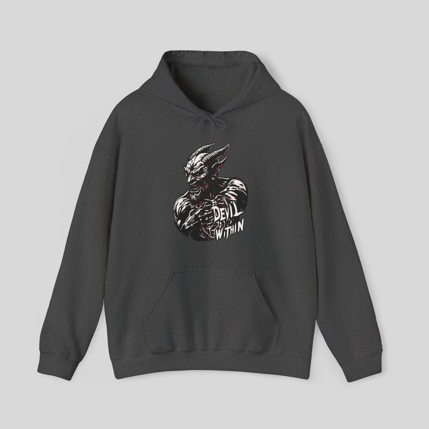 Devil Within, Unisex Heavy Blend™ Hooded Sweatshirt
