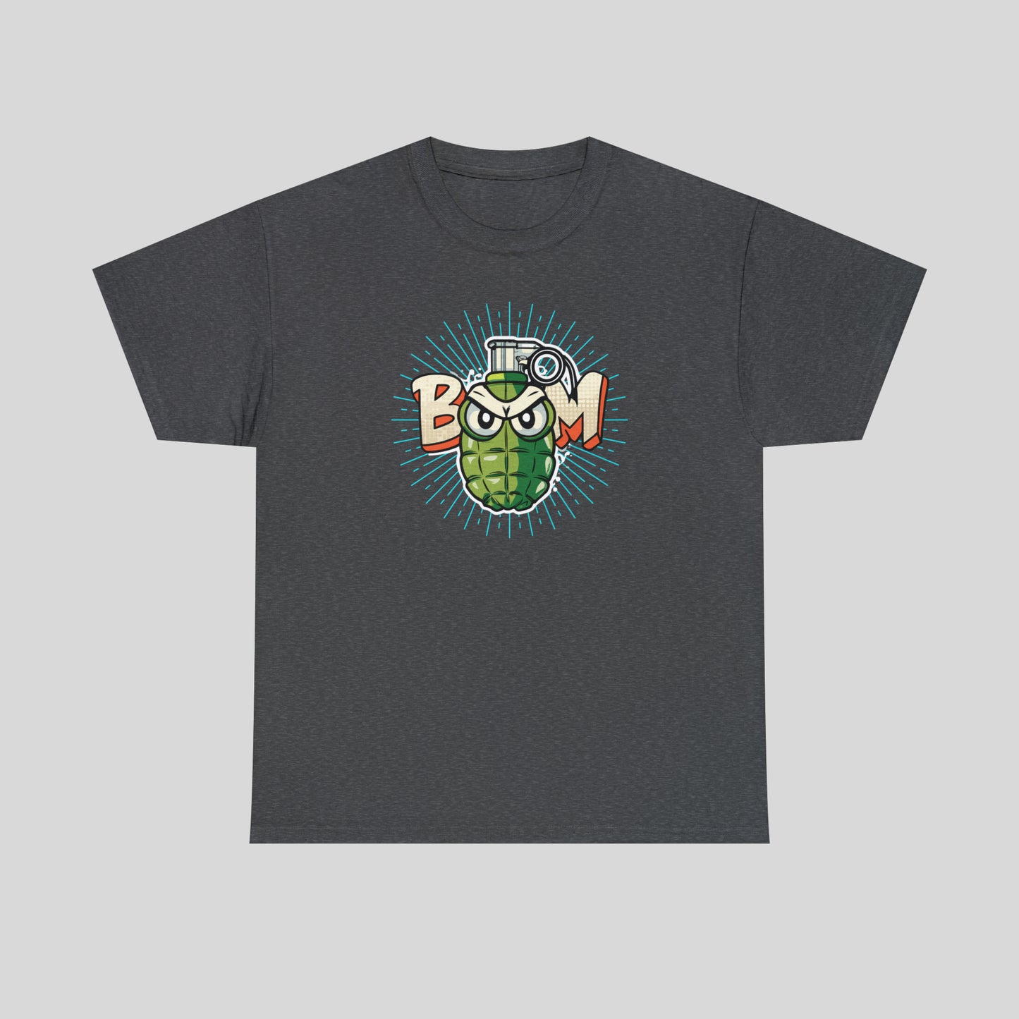 BOOM, Angry Grenade, Unisex Heavy Cotton Tee