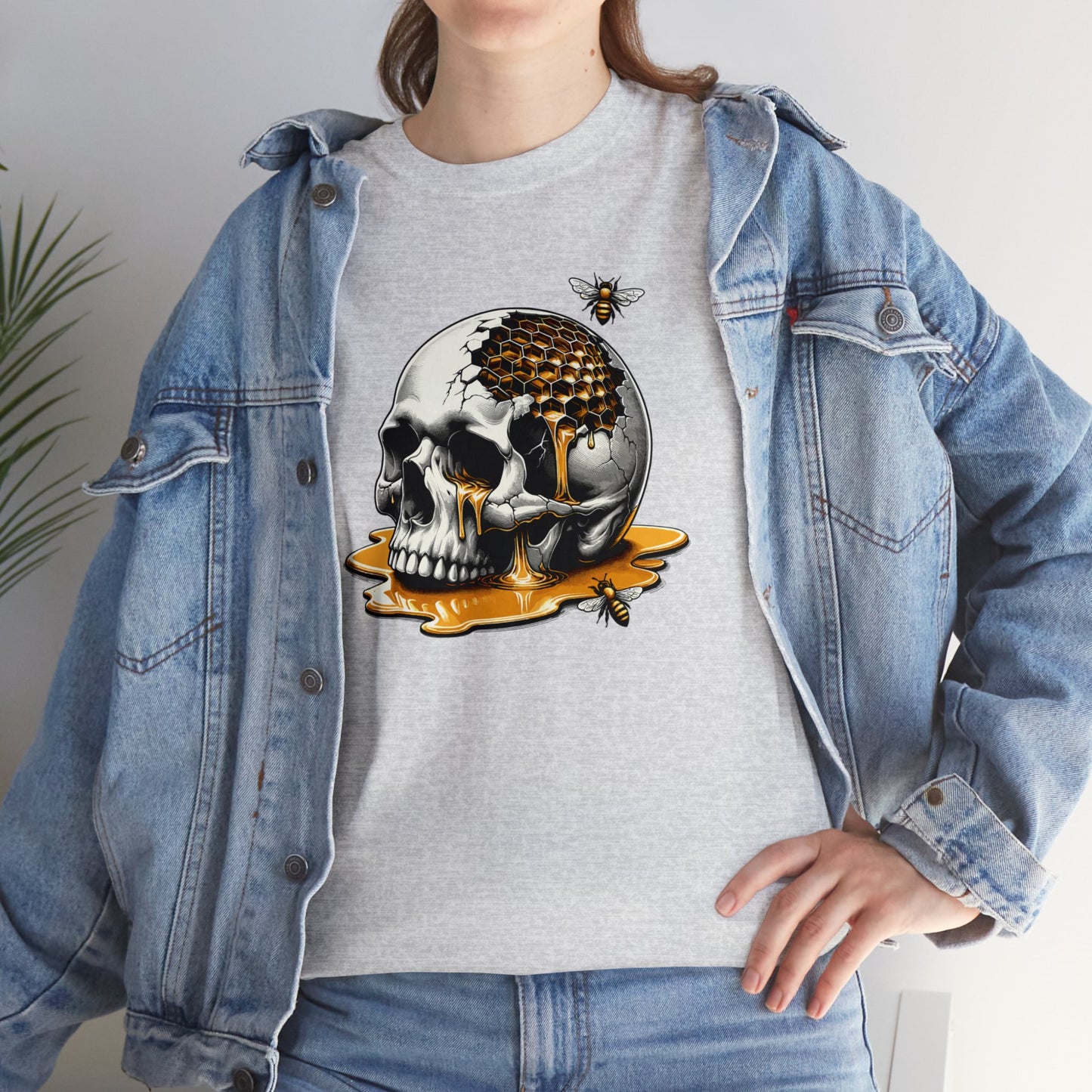 Honey Skull Unisex Heavy Cotton Tee