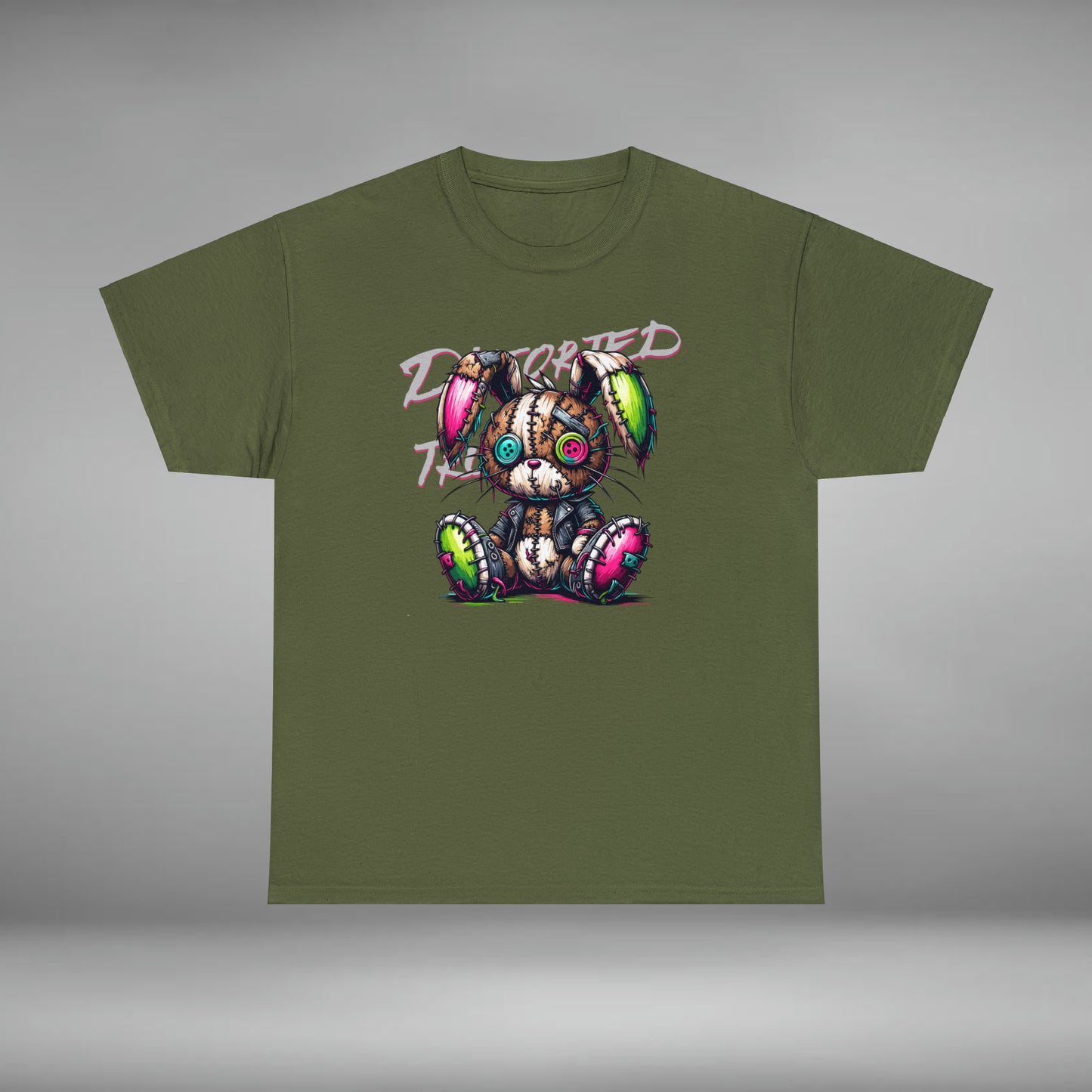 Distorted Truth, Ragdoll Bunny, Unisex Heavy Cotton Tee