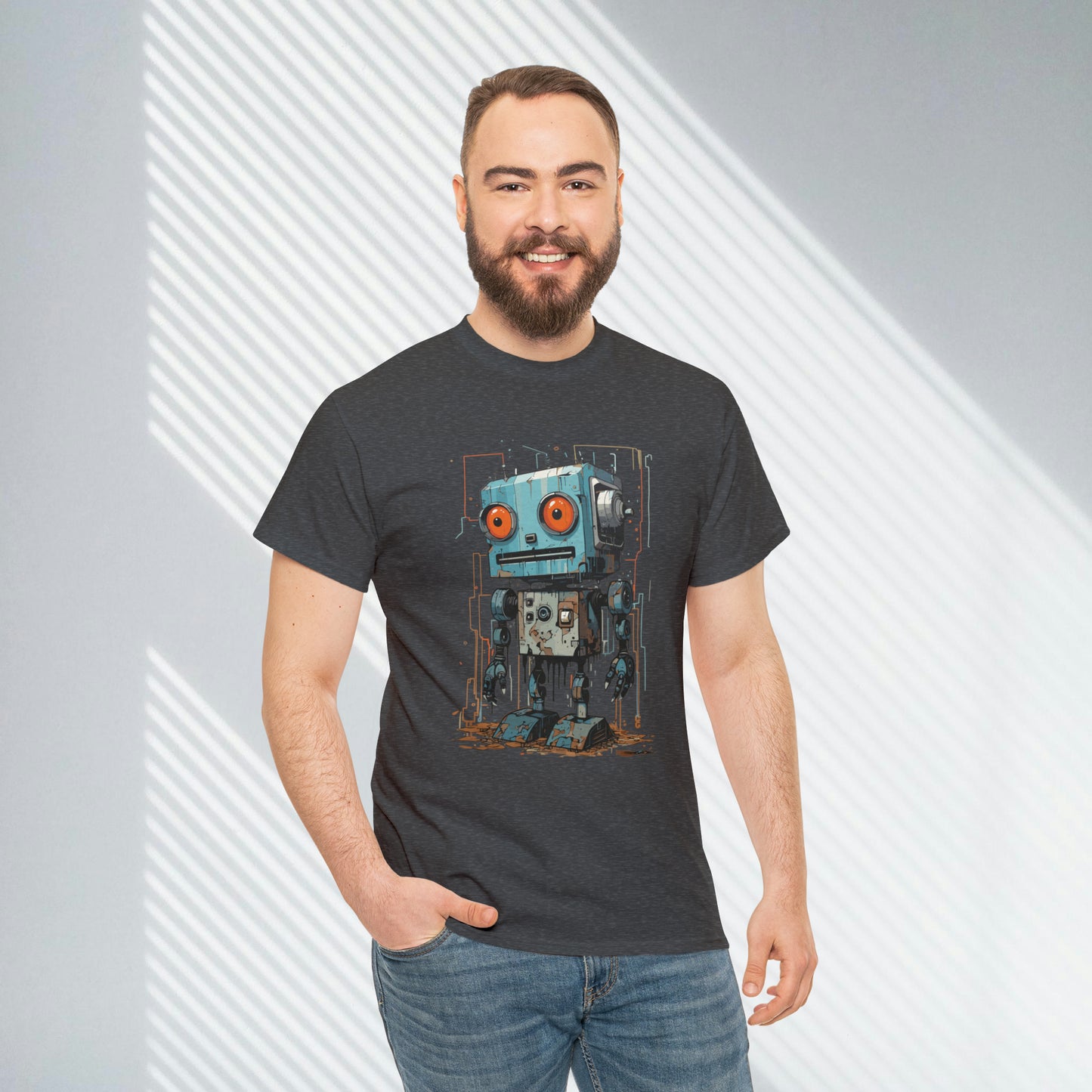 Gears of Sorrow, Robot Unisex Heavy Cotton Tee