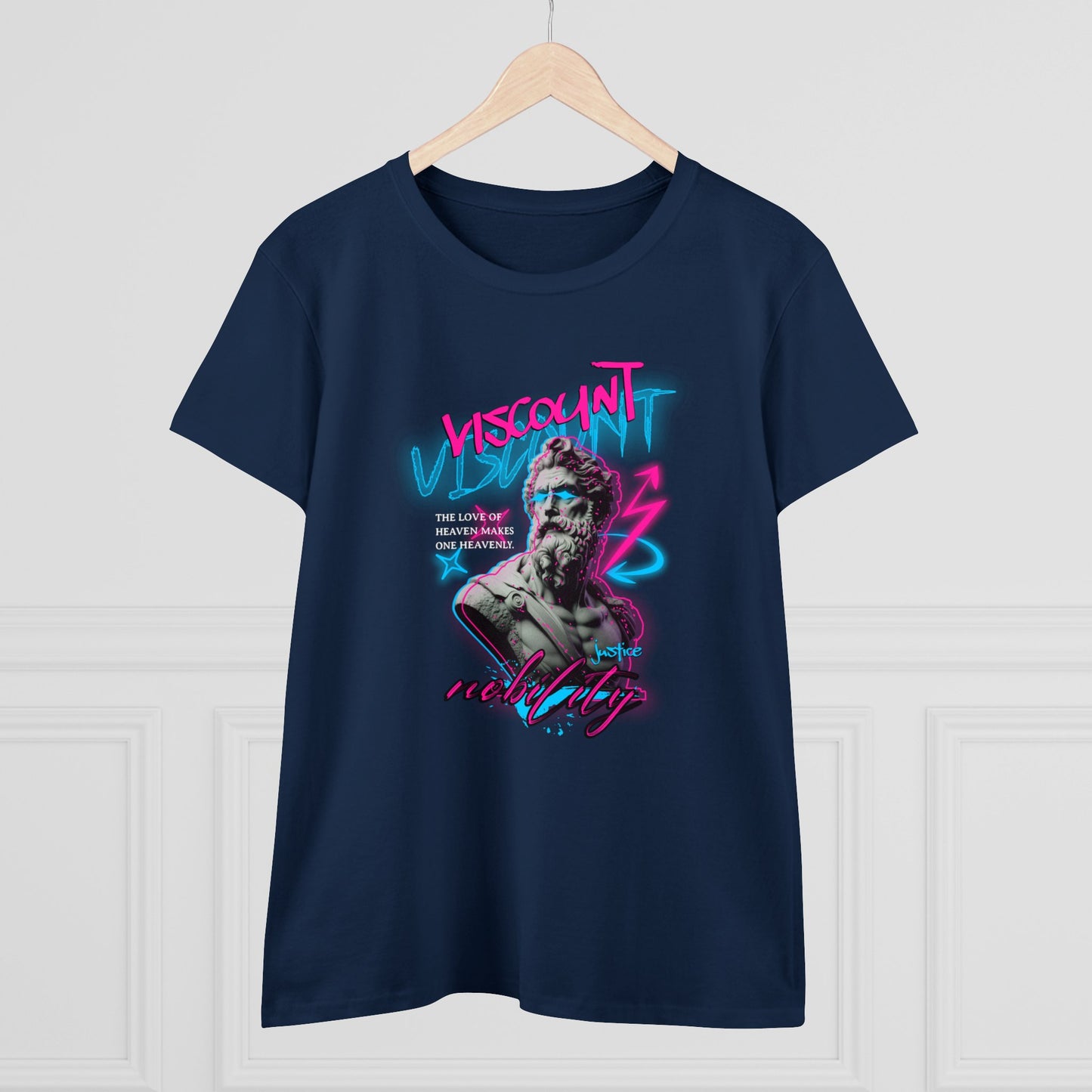 Viscount, Justice Nobility, Women's Midweight Cotton Tee
