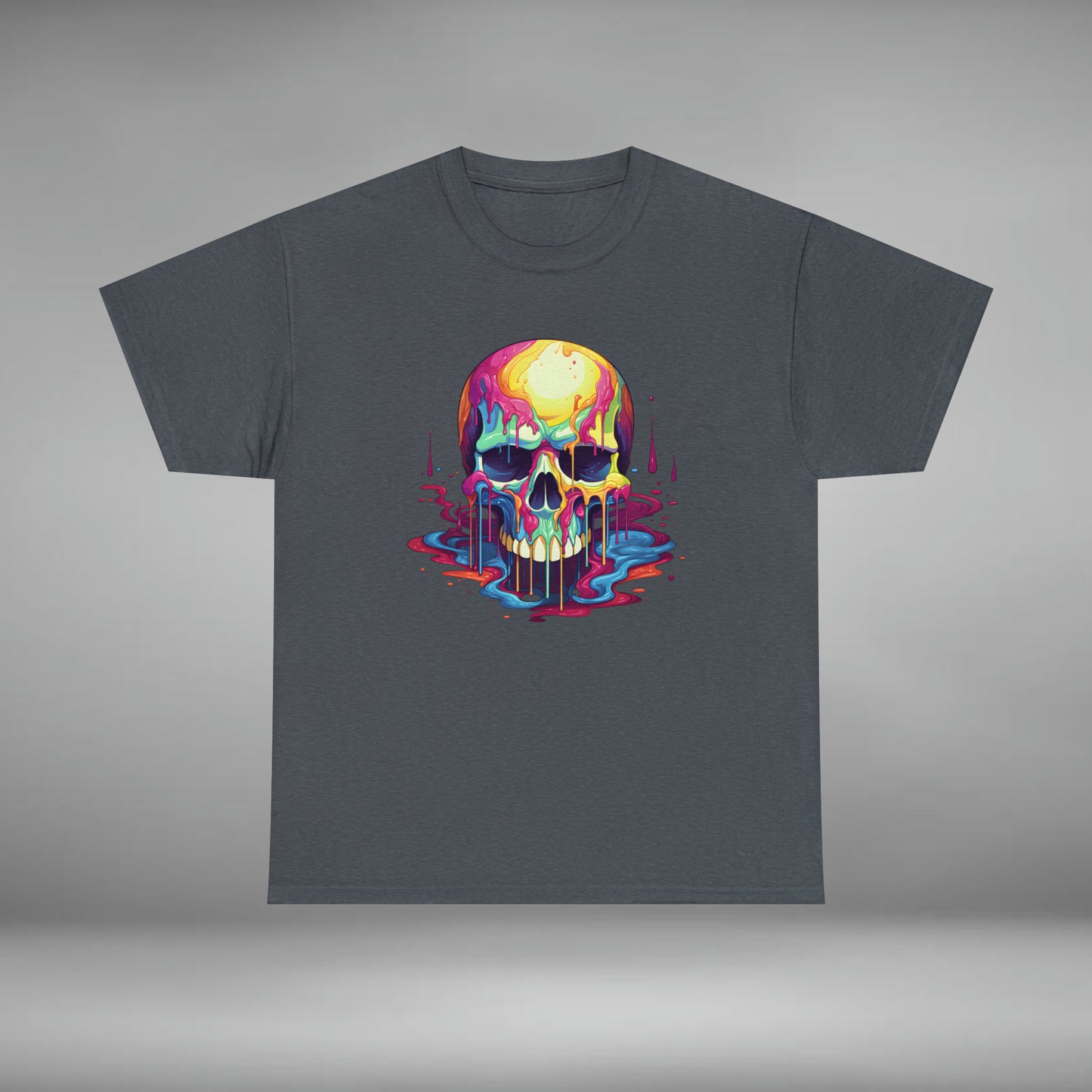 Painted Skull, Unisex Heavy Cotton Tee