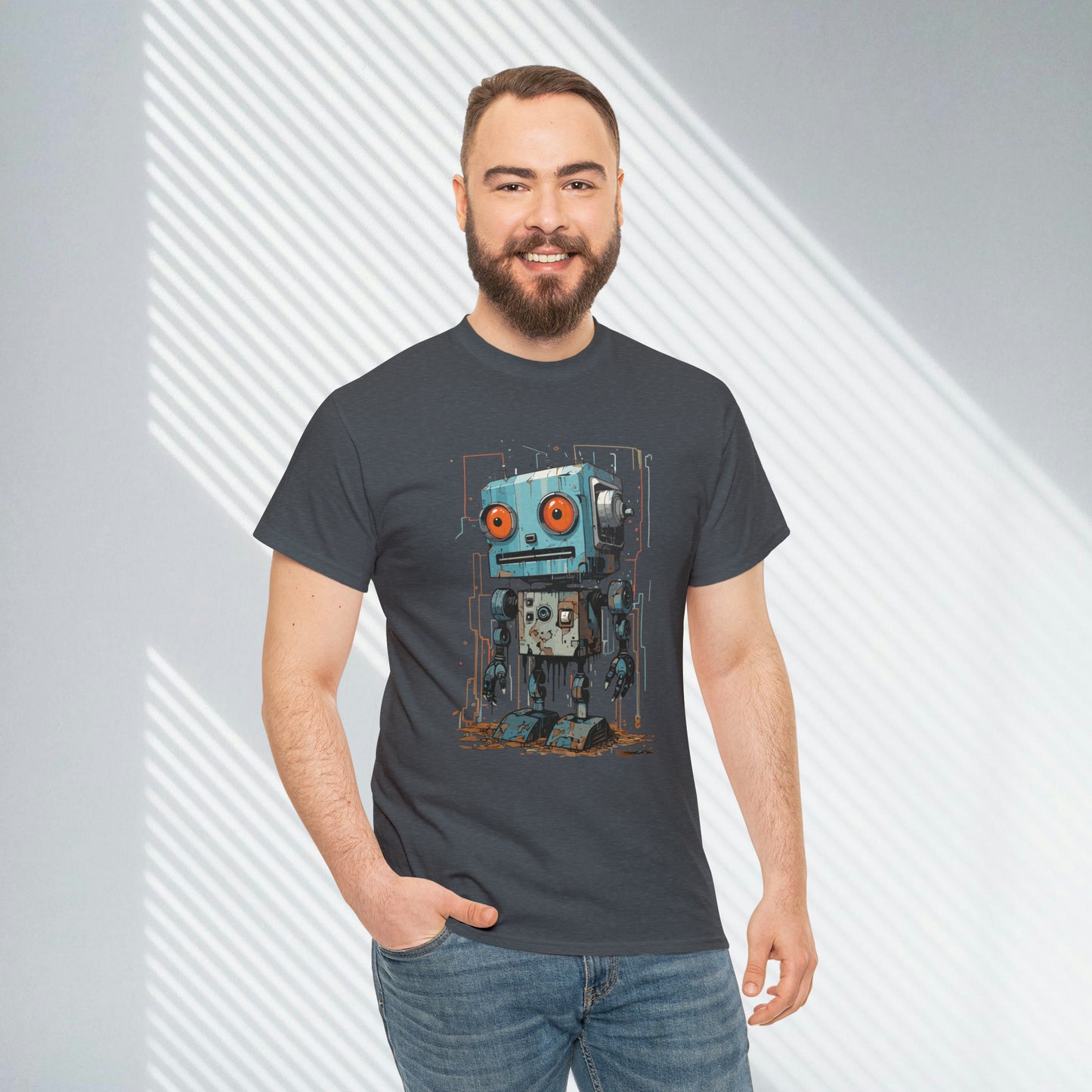 Gears of Sorrow, Robot Unisex Heavy Cotton Tee