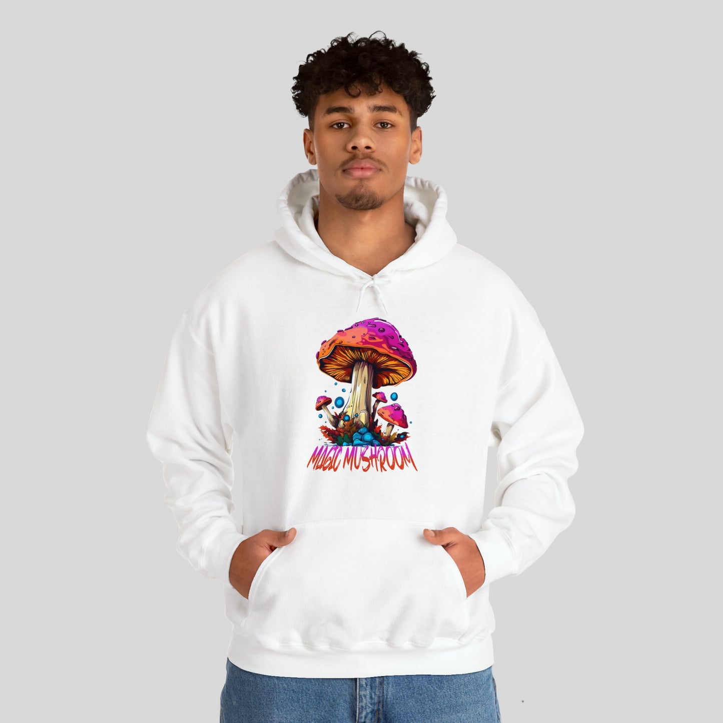 Magic Mushroom, Unisex Heavy Blend™ Hooded Sweatshirt