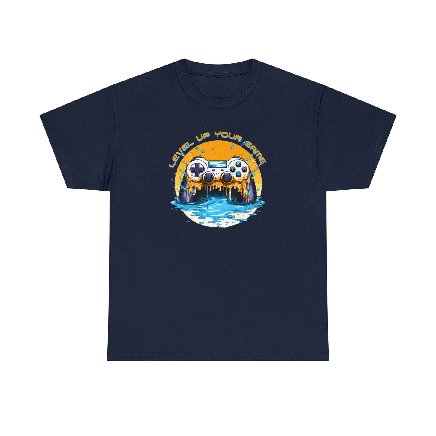 Level Up Your Game, Game Controller Unisex Heavy Cotton Tee