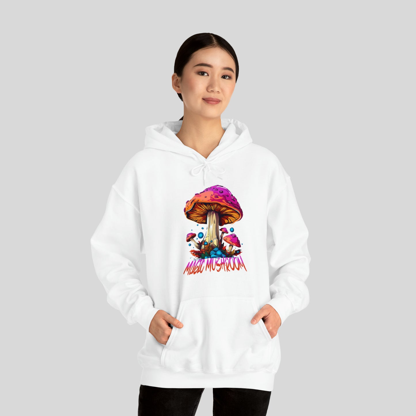 Magic Mushroom, Unisex Heavy Blend™ Hooded Sweatshirt