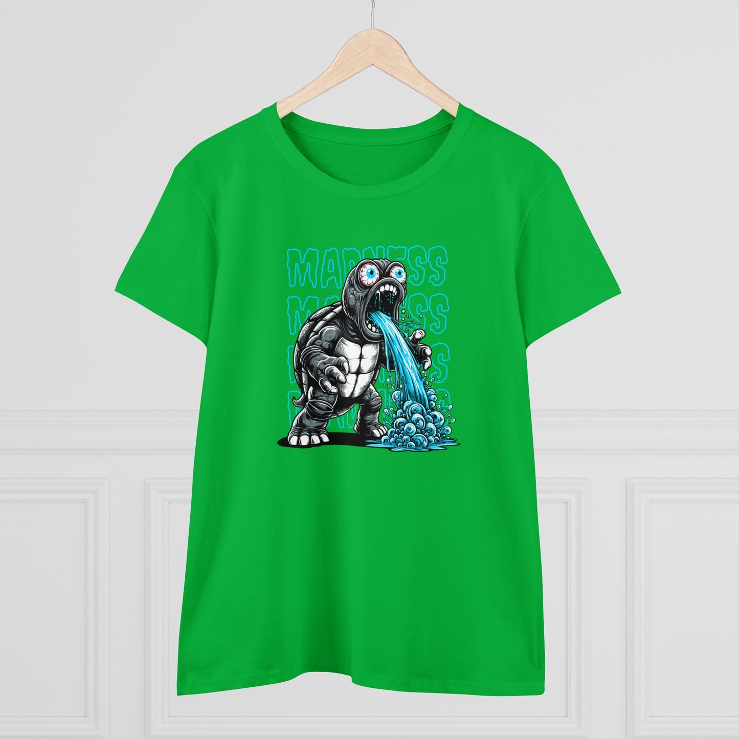 Turtle Madness, Women's Midweight Cotton Tee