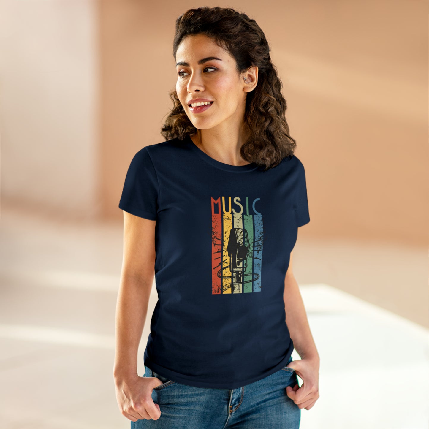 Music Women's Midweight Cotton Tee
