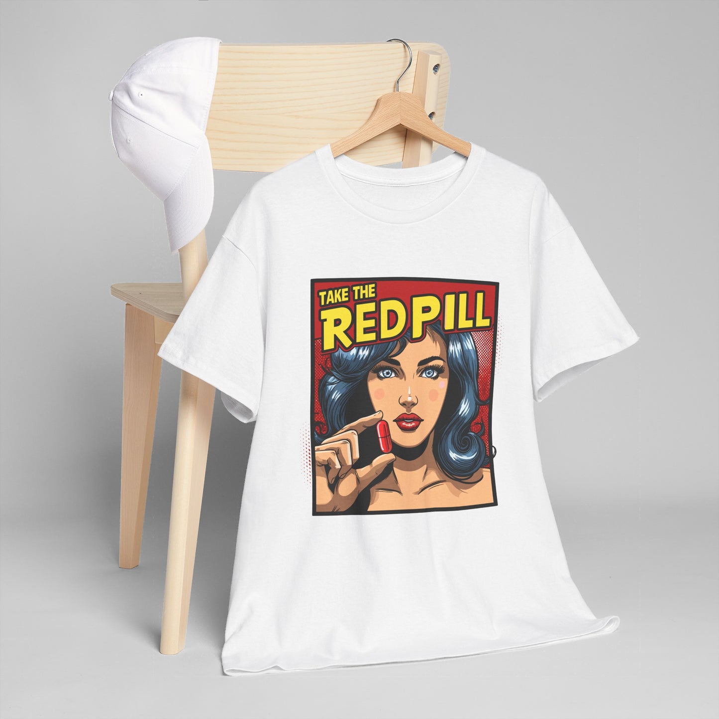 Take The Red Pill, Unisex Heavy Cotton Tee