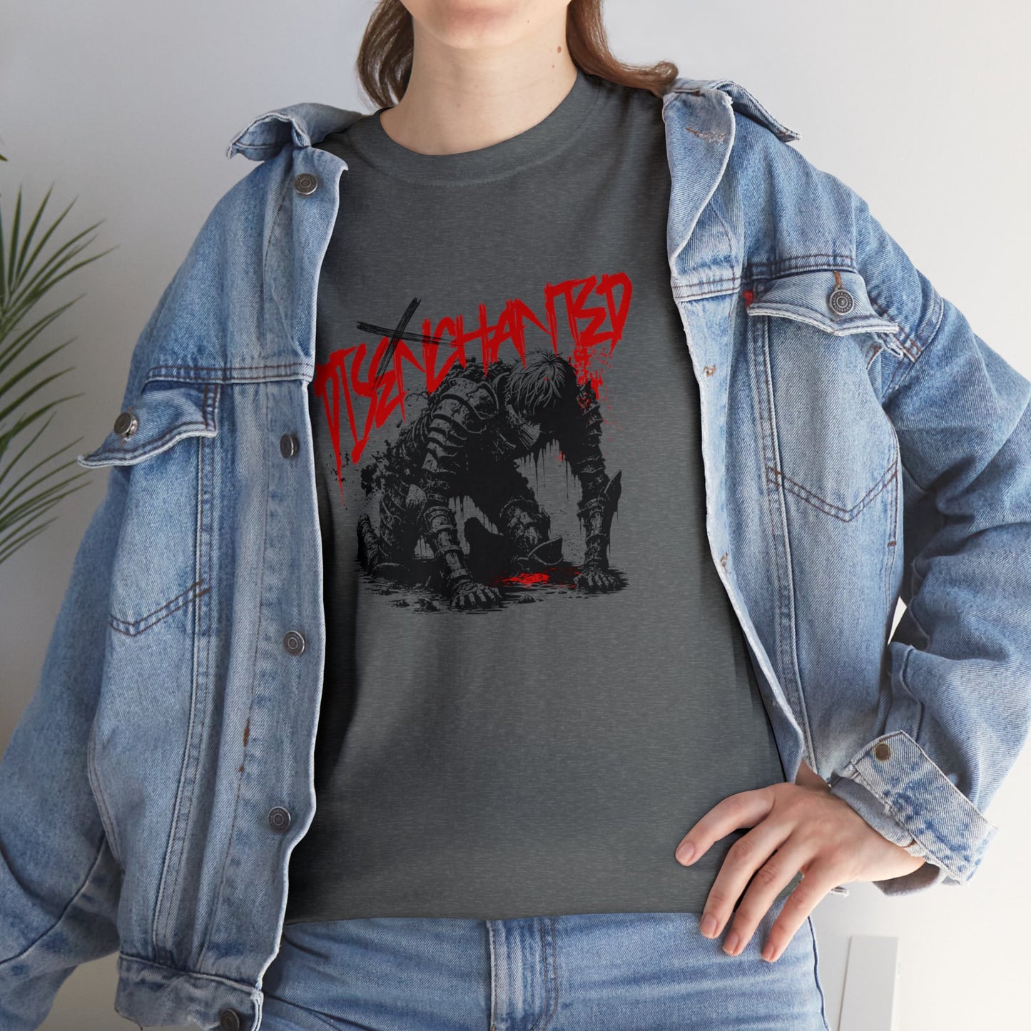 Disenchanted, Warrior, Unisex Heavy Cotton Tee
