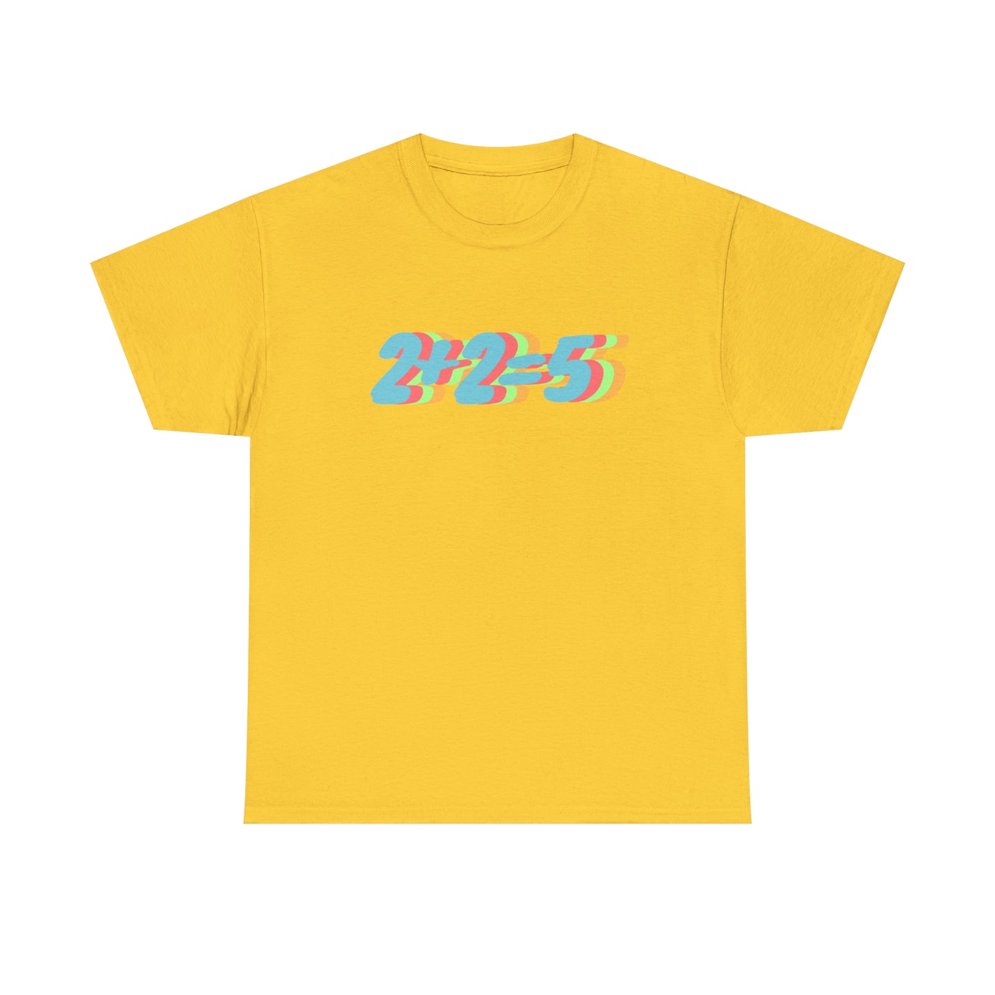 2+2=5, George Orwell 1984 inspired Unisex Heavy Cotton Tee
