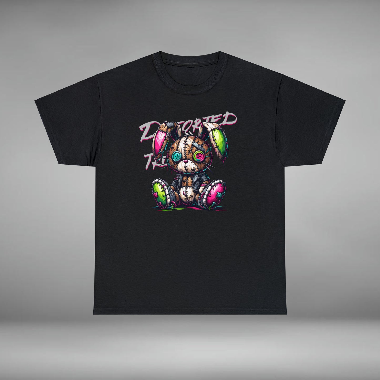 Distorted Truth, Ragdoll Bunny, Unisex Heavy Cotton Tee
