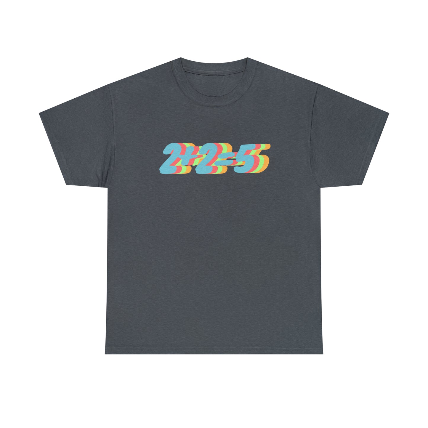 2+2=5, George Orwell 1984 inspired Unisex Heavy Cotton Tee