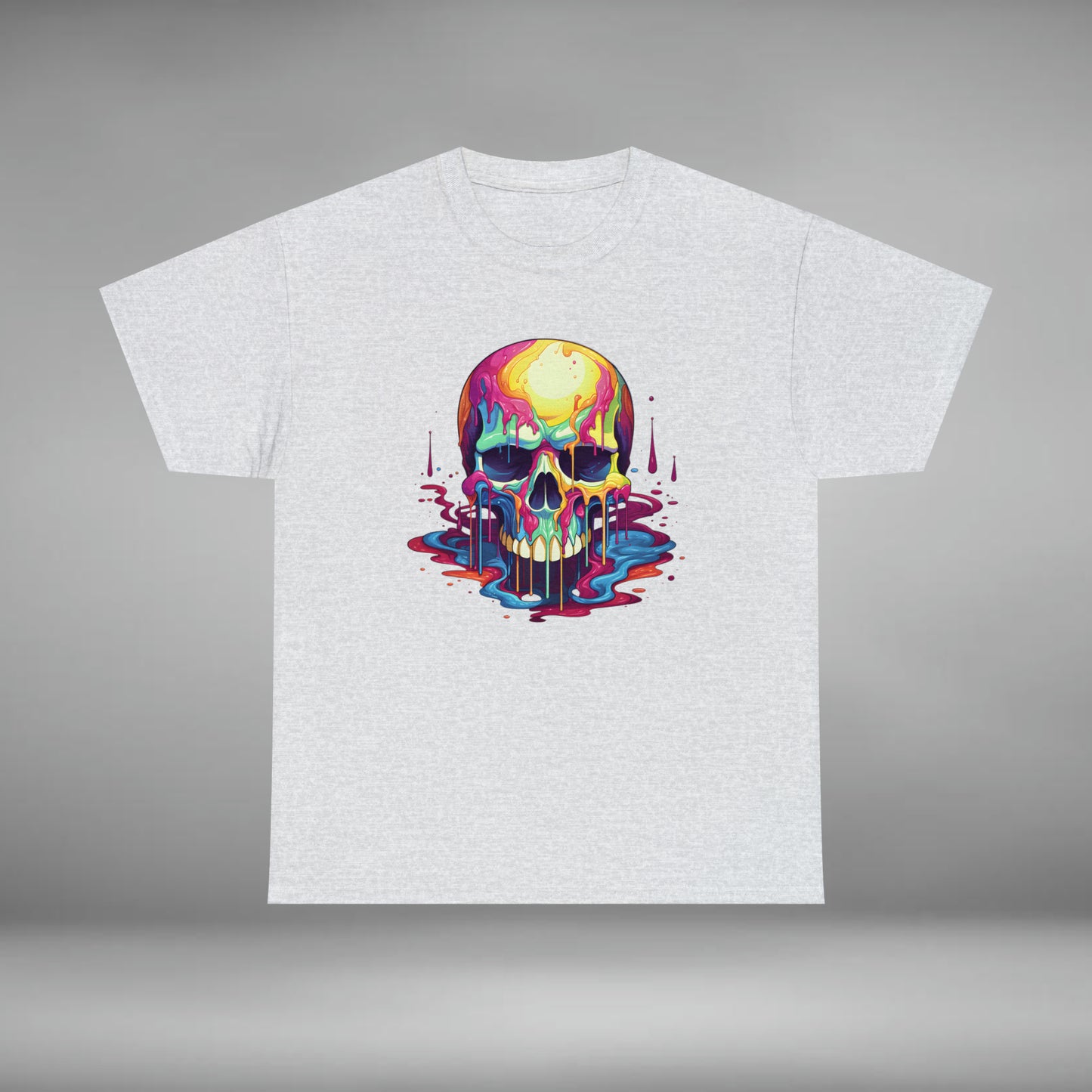 Painted Skull, Unisex Heavy Cotton Tee