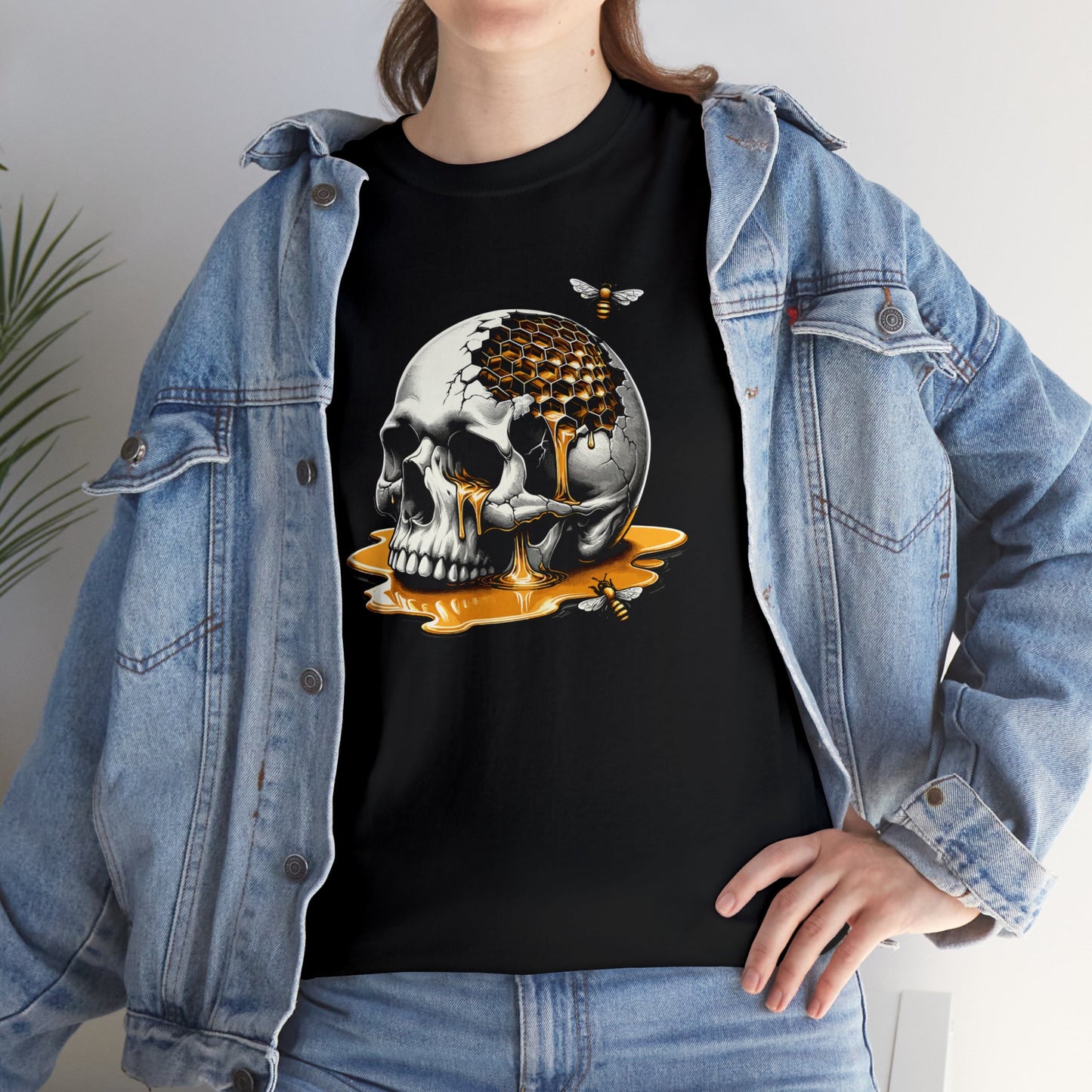 Honey Skull Unisex Heavy Cotton Tee