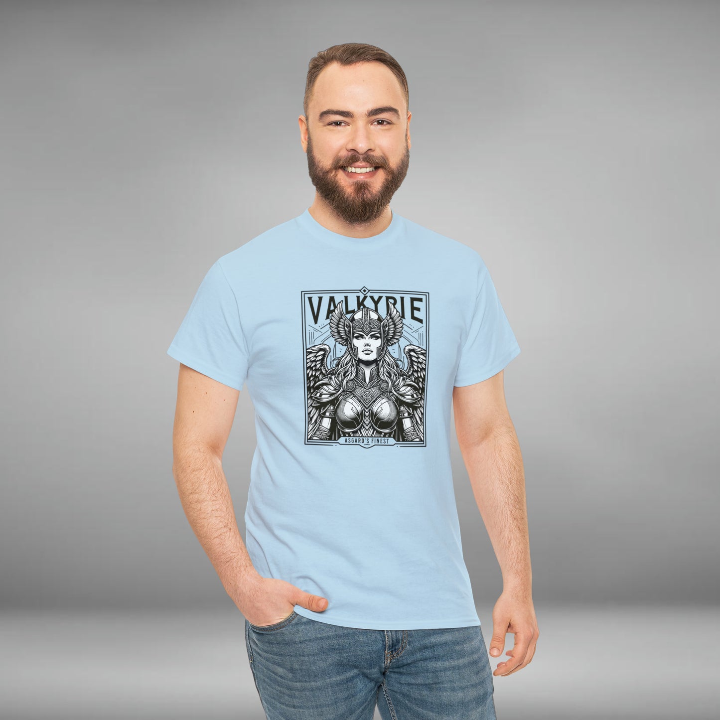 Valkyrie, Asgard's Finest, Unisex Heavy Cotton Tee