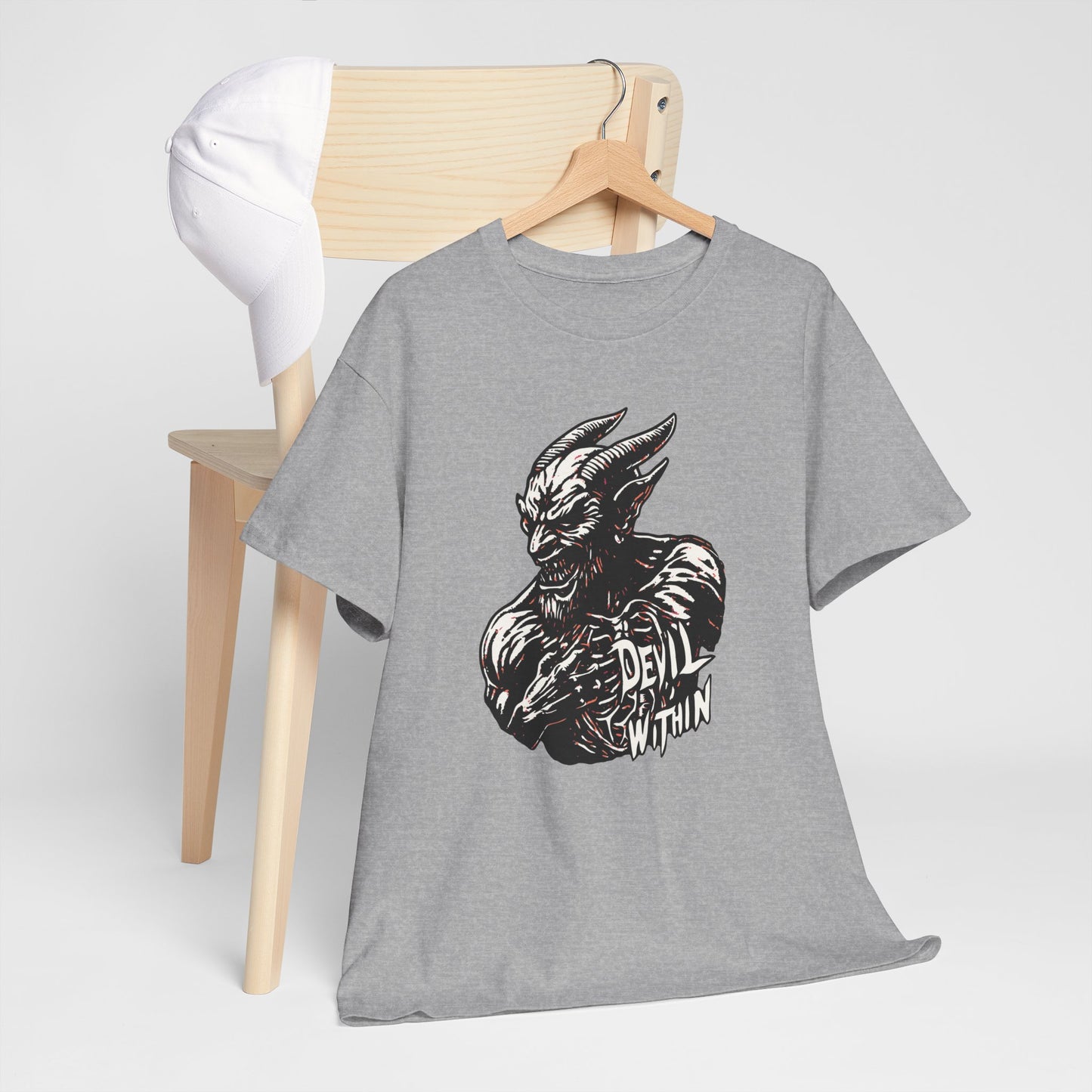 Devil Within, Unisex Heavy Cotton Tee