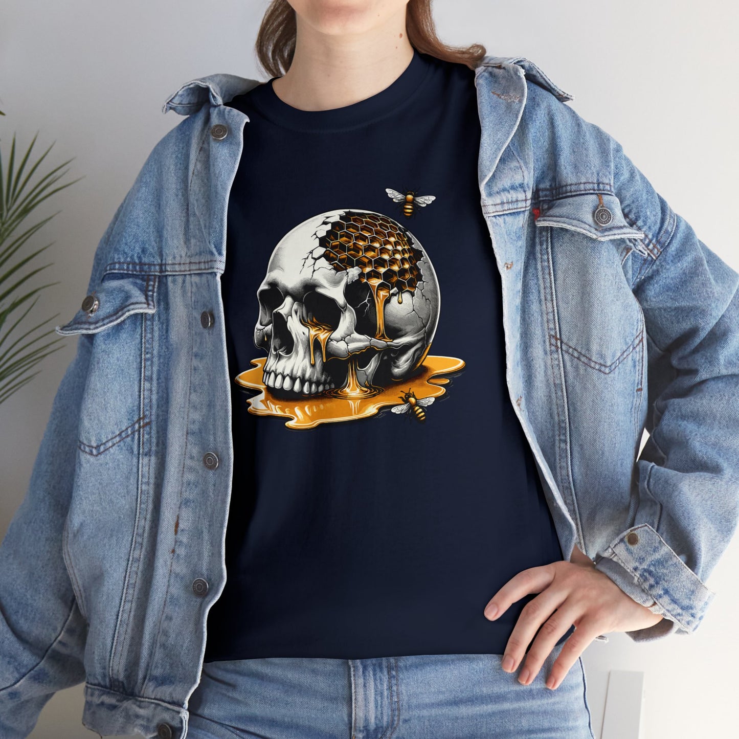 Honey Skull Unisex Heavy Cotton Tee