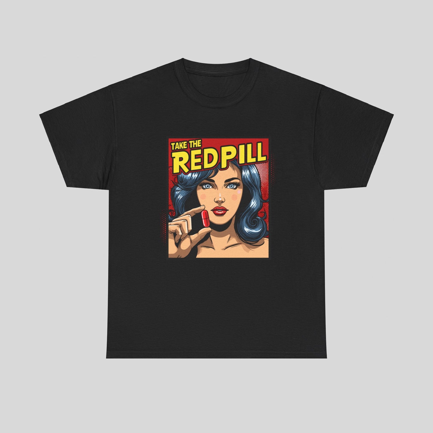 Take The Red Pill, Unisex Heavy Cotton Tee