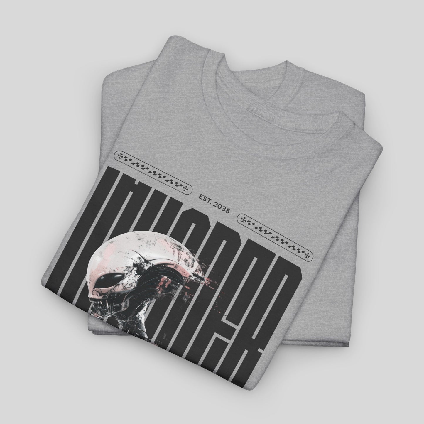 Alien Invader, Unisex Heavy Cotton Tee